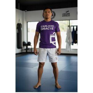 Carlson Gracie x Gitana Fightwear Rashguard Size Small‎ Purple Premium Brand New
